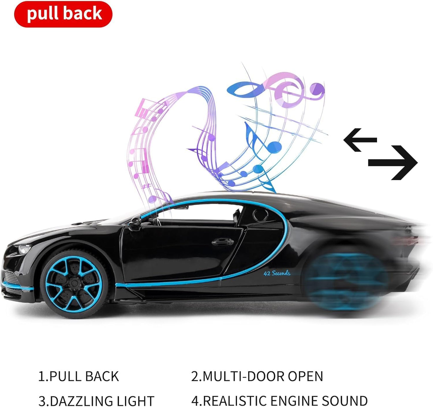 Luxury Die-Cast Hypercar Toy – Premium Metal Supercar Model