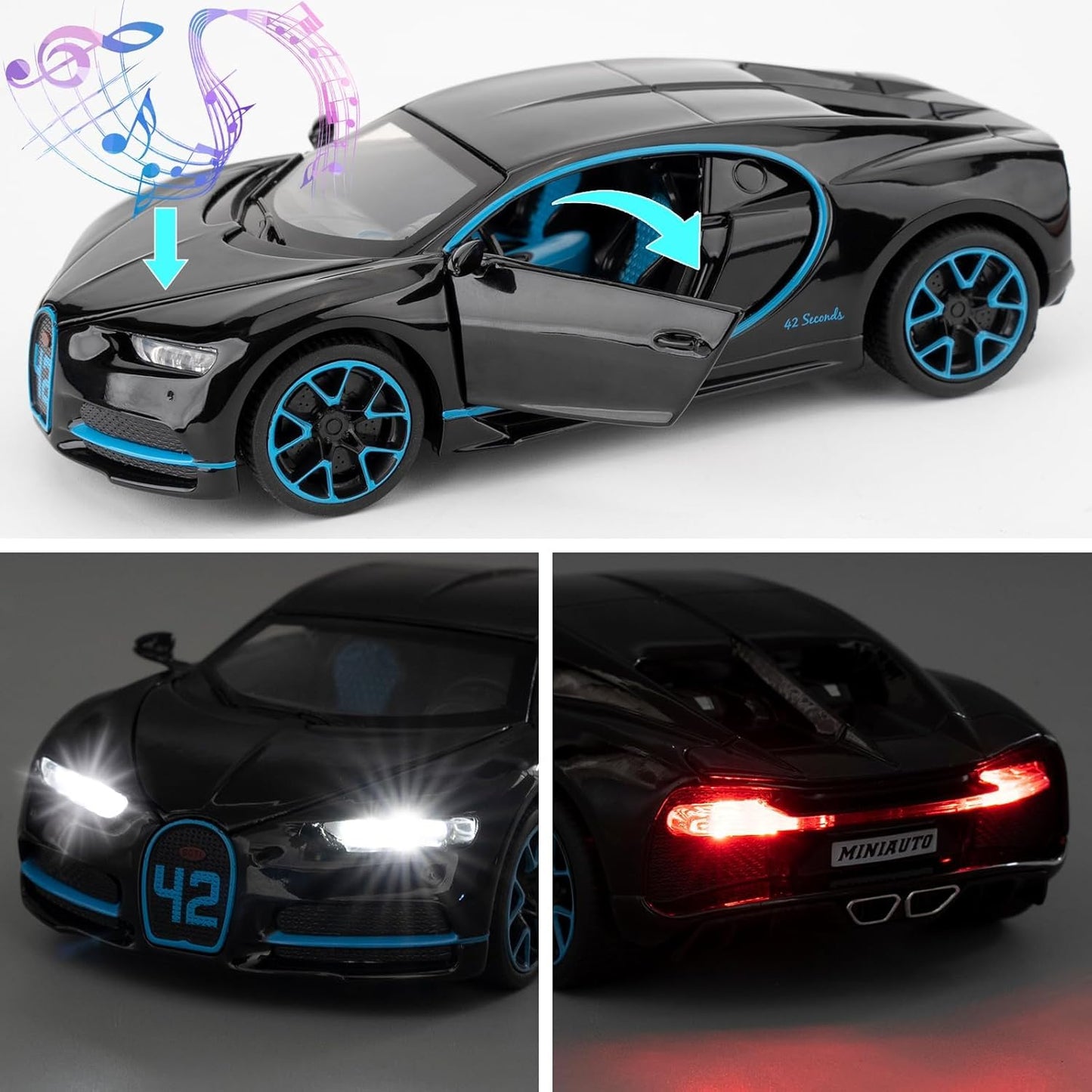 Luxury Die-Cast Hypercar Toy – Premium Metal Supercar Model
